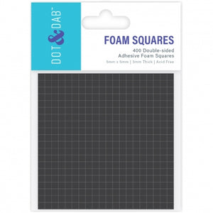 D&D Foam Squares x400 3mm black