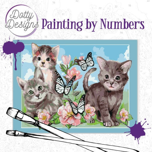 Dotty Design PBN Cats