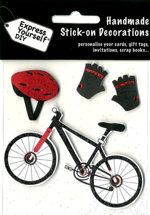 TOPPERS- BICYCLE, HELMET &amp; GLOVES