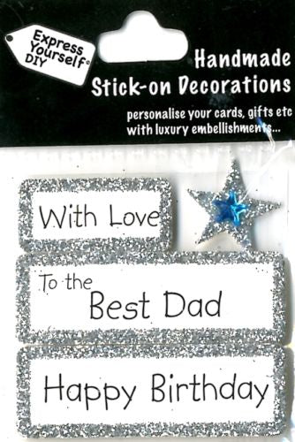 MINI TOPPERS-LOVE TO BEST DAD