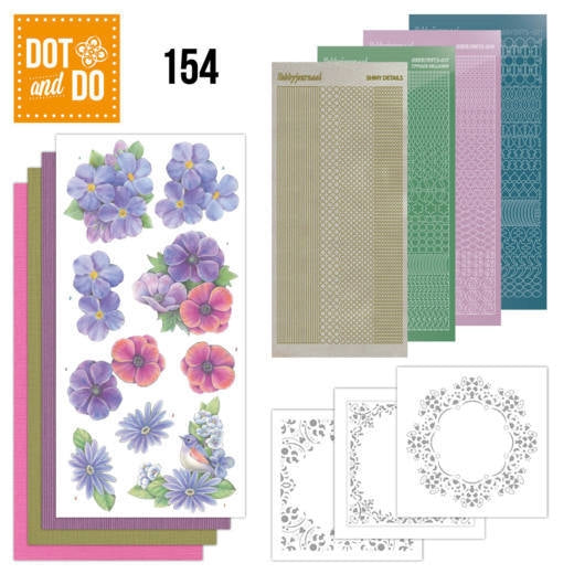 Dot and Do 154 Purple Flowers