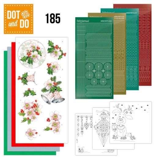 Dot and Do 185 Pink Christmas Flowers