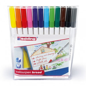 Edding Colourpen Broad  - Wallet Of 12