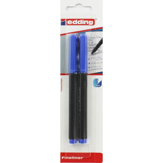 Edding Fineliner/2 Blue Blister