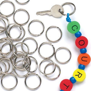 Split Metal Rings (Pack of 100)