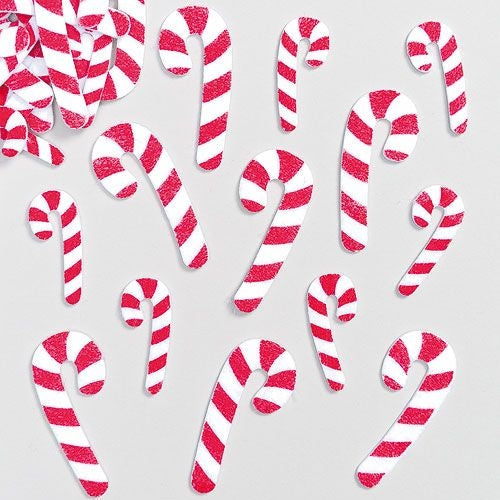 Candy Cane Felt Stickers (Pack of 100)