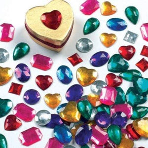 Large Self-Adhesive Acrylic Jewels (Pack of 120)