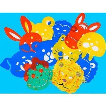 Animal Mask Stencil Set (10)