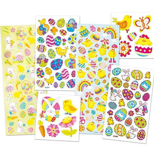 Bumper 3-in-1 Easter Sticker Value Pack (Pack of 2