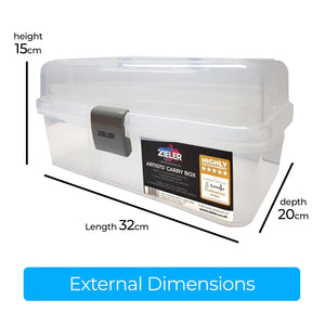 Semi translucent caddy art box