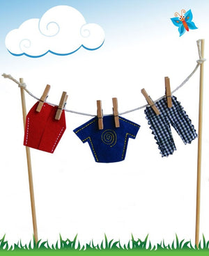 The Irish Fairy Door Clothes Line Inc Male Clothes