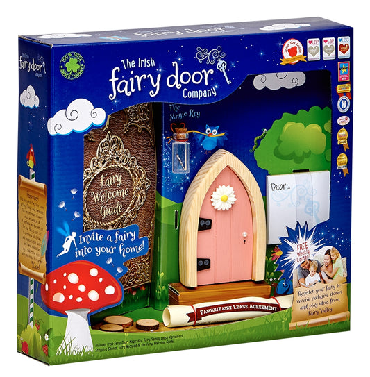 Fairy Door Pink Arched