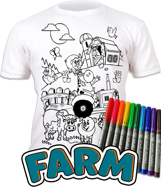 PYO-T-Shirt Farm age 7-8yrs