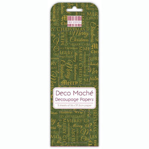 First Edition FSC Deco Mache - Traditional Text