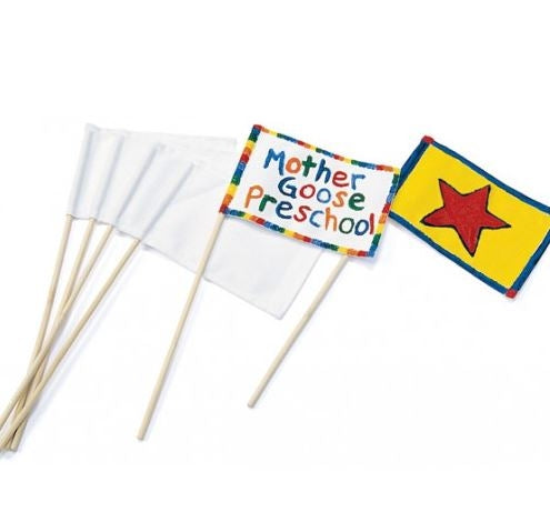 CANVAS FLAGS - SET OF 12