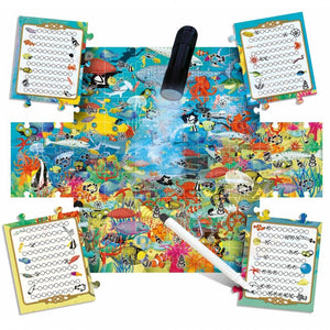 Headu Explore Sea Life Puzzle Torch & Notebook