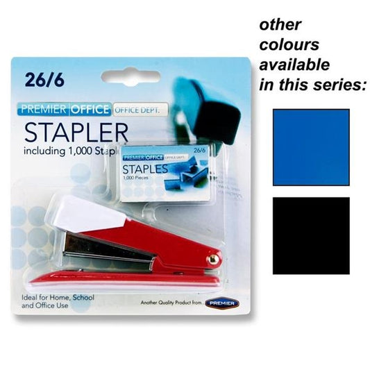 26/6 Half Strip Stapler &#38;amp; Staples