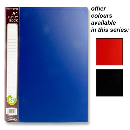 A4 80 Pocket Display Book
