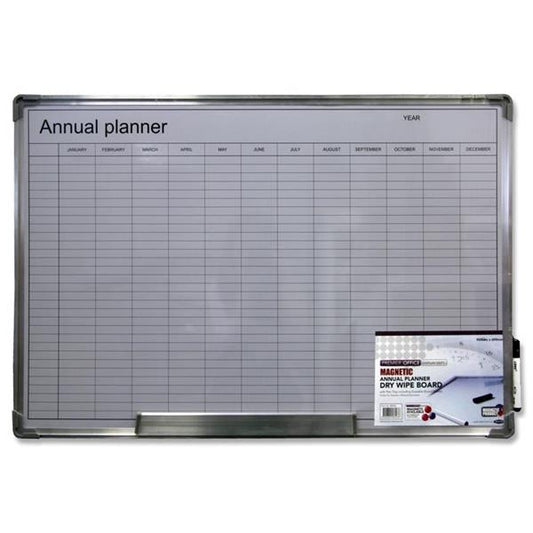60X90cm Magnetic Annual Whiteboard Planner