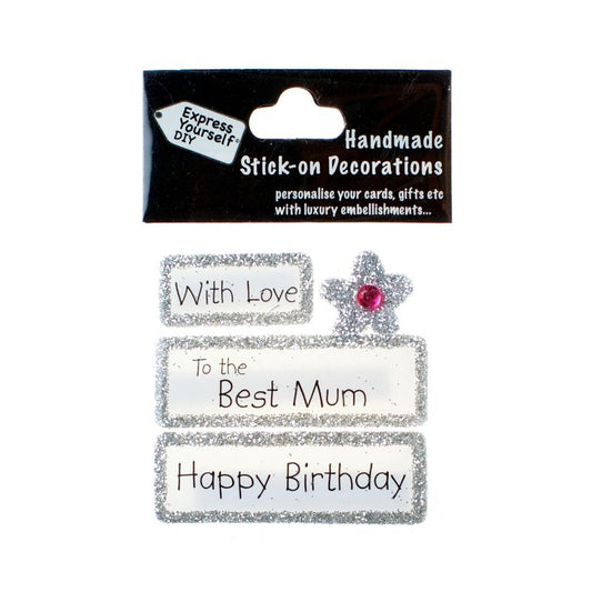 MINI TOPPERS-WITH LOVE TO BEST MUM