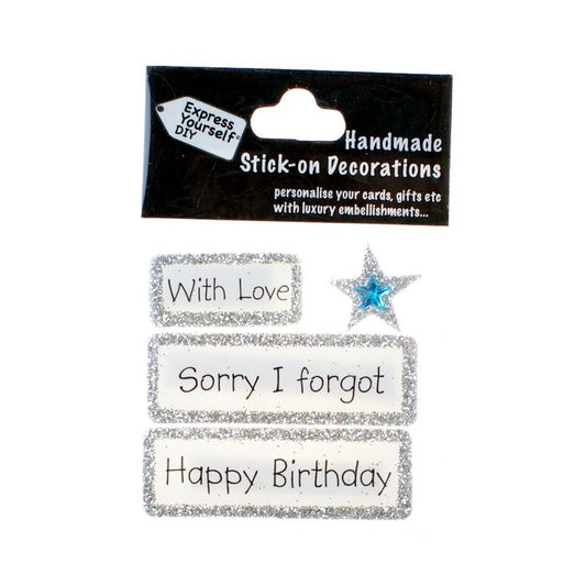 MINI TOPPERS- SORRY I FORGOT