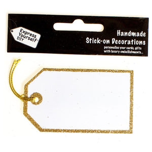 MINI TOPPERS-GOLD GIFT TAGS