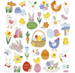 Stickers, sheet 15x16.5cm, approx. 37 pc, 1 sheet