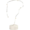 LED String of Lights, L: 27 cm, 1 pc, silver