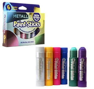 Little Brian Paint Sticks Metallic Pk.6