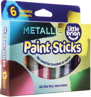 Little Brian Paint Sticks Metallic Pk.6