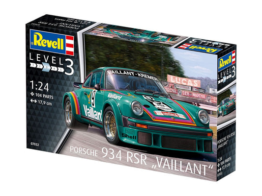 Revell Model Set Porsche 934 RSR "Vaillant"