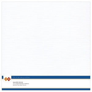 Linnenkarton - 30.5 x 30.5 - White