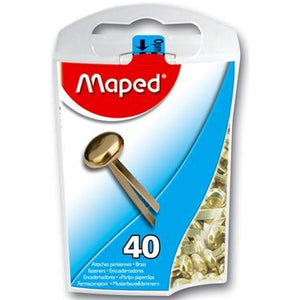 MAPED BRASS FASTENERS BX.40