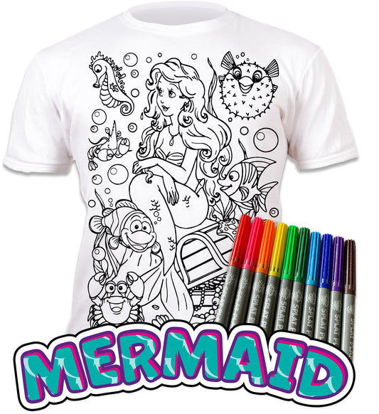 PYO T-Shirt-Mermaid age 5-6