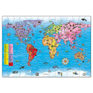 Orchard Toys World Map and Poster Puzzle