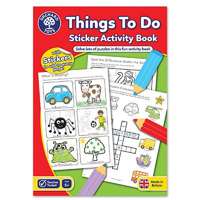 Orchard Toys Things To Do Activity Book