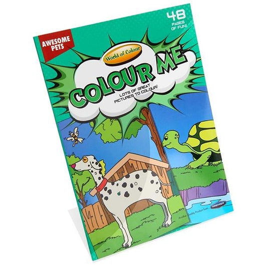 A4 Pets 48 Page Colouring Book