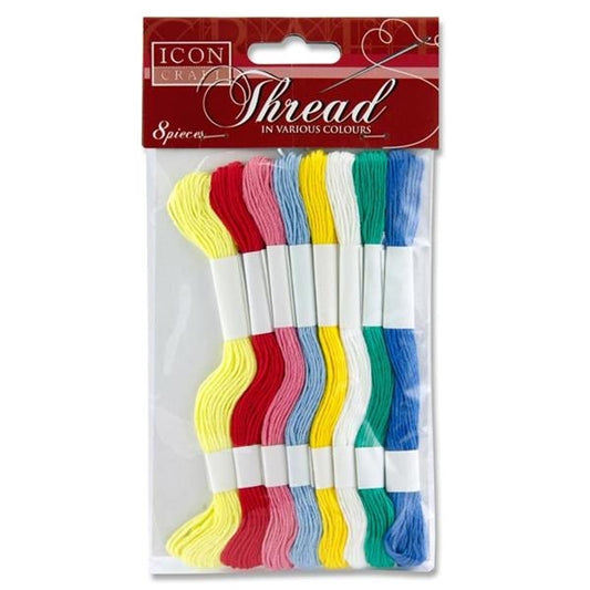 Icon Pk.8 Embroidery Threads