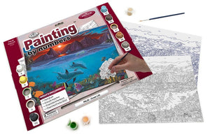 Paint By Numbers Adult Large Ocean Life