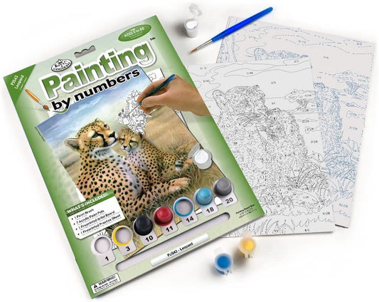 Paint By Numbers Junior Small Leopard