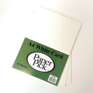 A4 Paper White Card 50 Sheets