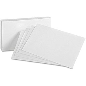 Flash Cards-White12X4(50)