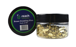 BRASS DRAWING PINS TUB 350PK (DP-3469)