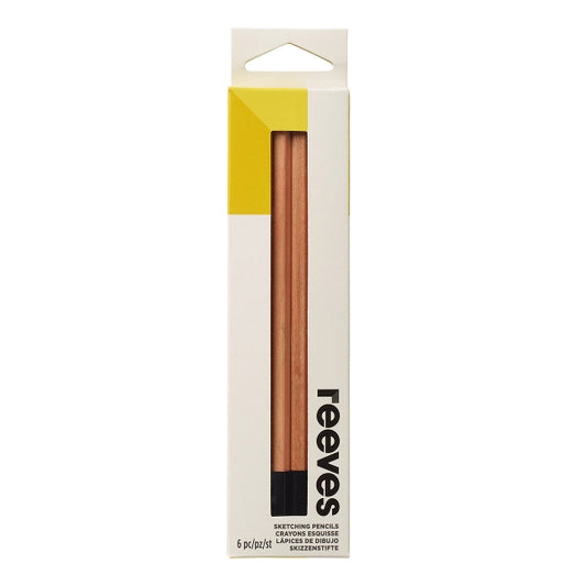 Reeves - Sketching Pencils - 6 Assorted