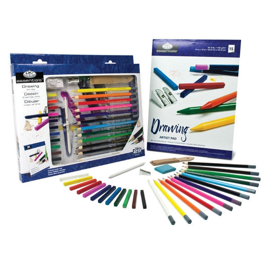 Essentials 28 Piece Drawing Box Set