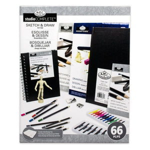 Studio Complete 66 Piece Sketch & Draw Art Set