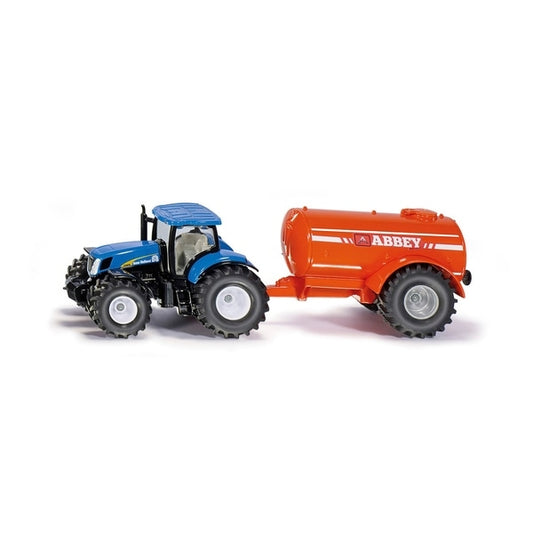 Siku New Holland Tractor with Abbey Vacuum Tanker