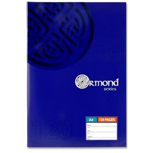 ORMOND A4 120PG MANUSCRIPT BOOK