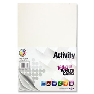 A3 WHITE CARD 160GSM PK.50