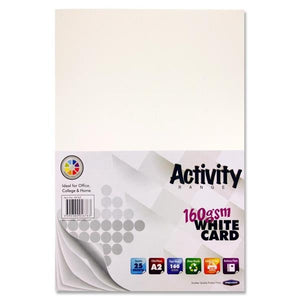 WHITE CARD PK.25 A2